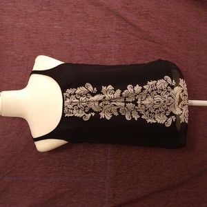 Tank top with Shear Overlay